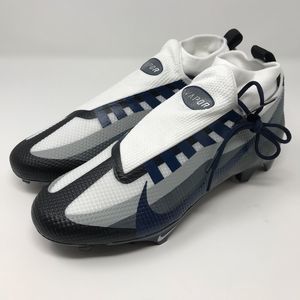 Nike Vapor Edge Pro 360 Black College Navy Football Cleats DV0778-001 Mens 8.5